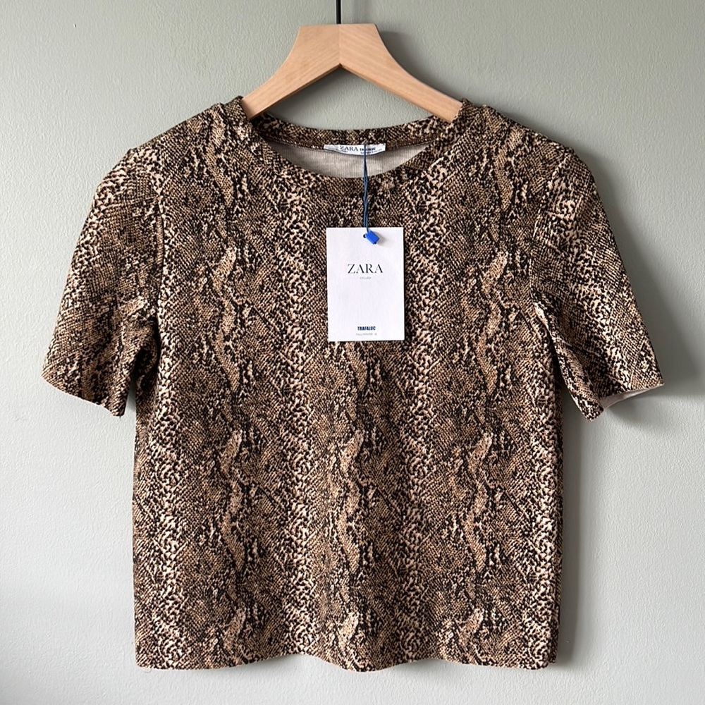 NWT Zara Cropped Top - Size S